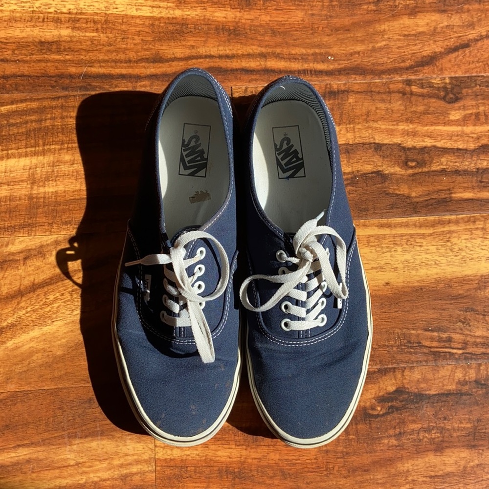 Dress blue Vans